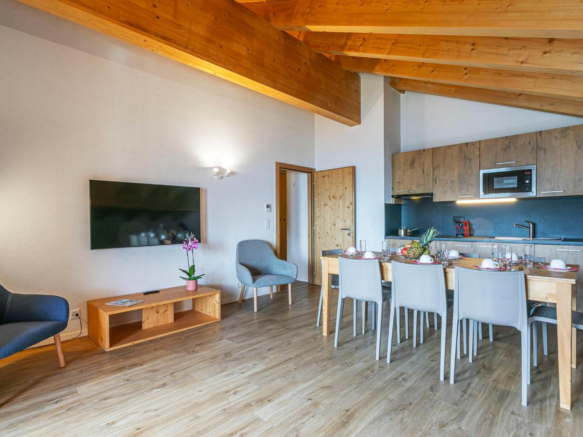 Apartment T-Resort La Tzoumaz 4P8 Vue Vallee By Interhome Dış mekan fotoğraf